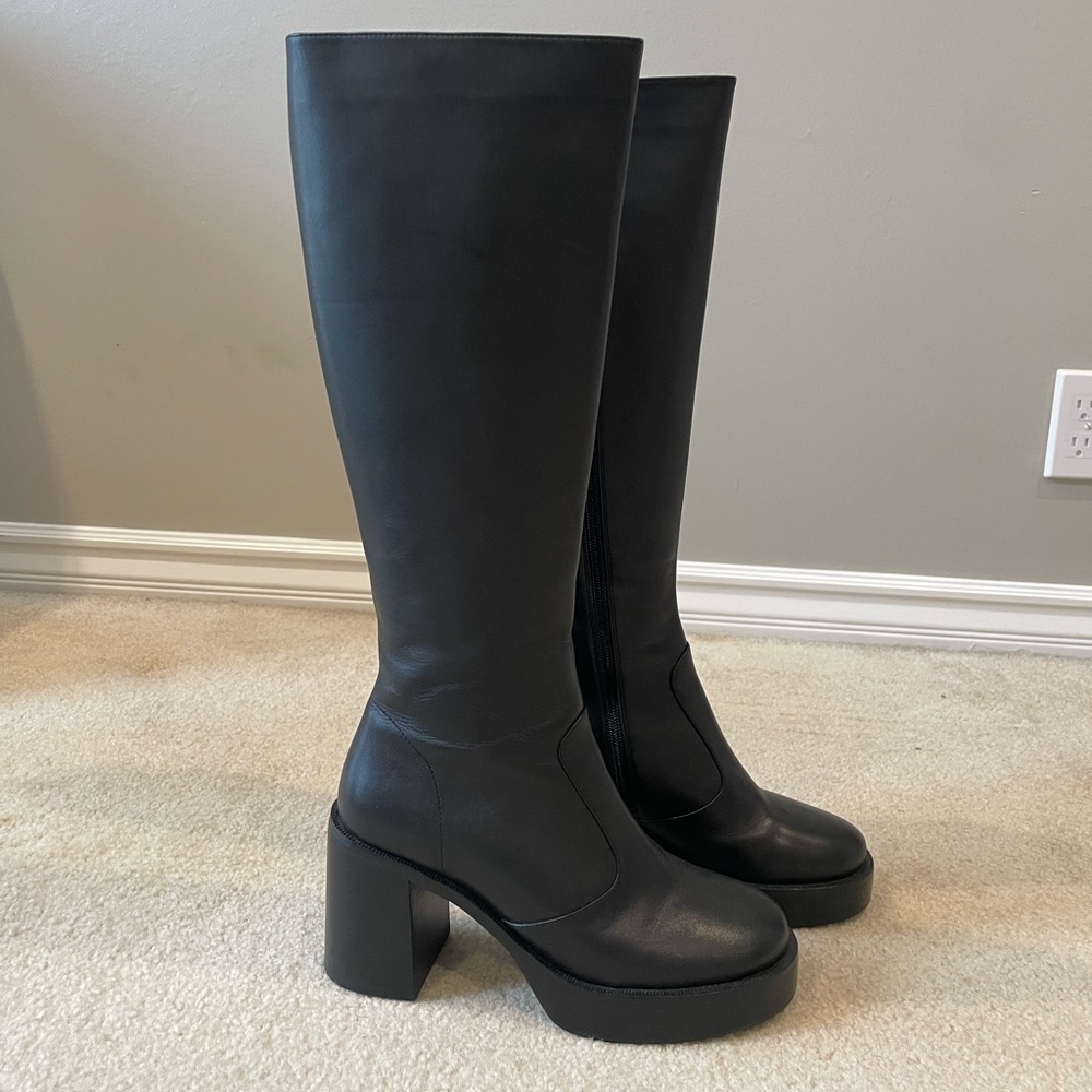 TONY BIANCO| Toni Black Como Calf Boot